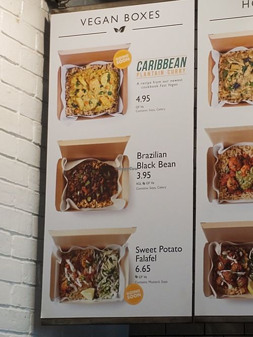 More vegan options at LHR - Leon - T2 in West London