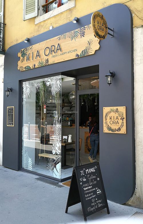 view from the street at Kia Ora in Annecy