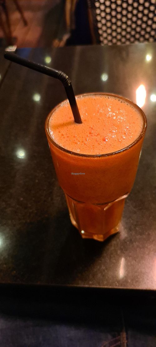 Tropical juice at Cafe Vi2 in Aalborg