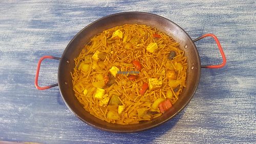 Fideuá with tofu
 at L'idoni in Denia