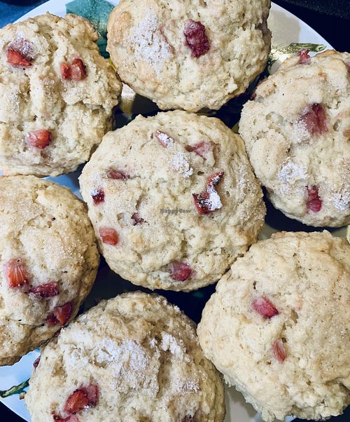 Strawberry muffins vegans  at Verde in Hopewell