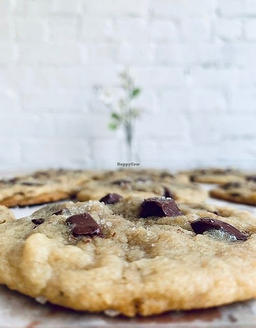 Sea salt chocolate chip cookies (vegan) at Verde in Hopewell