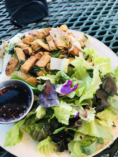 Stir fry ginger at MEE Hmong Cuisine in Pagosa Springs
