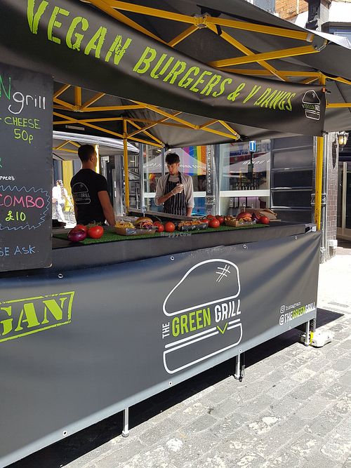 Gegen grill at Soho Vegan Market in London