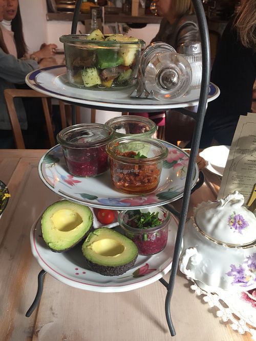 a variety of vegan breakfast-options at Immerland in Innsbruck