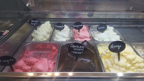Amazing vegan flavours made with love at Ice Scream in Athens