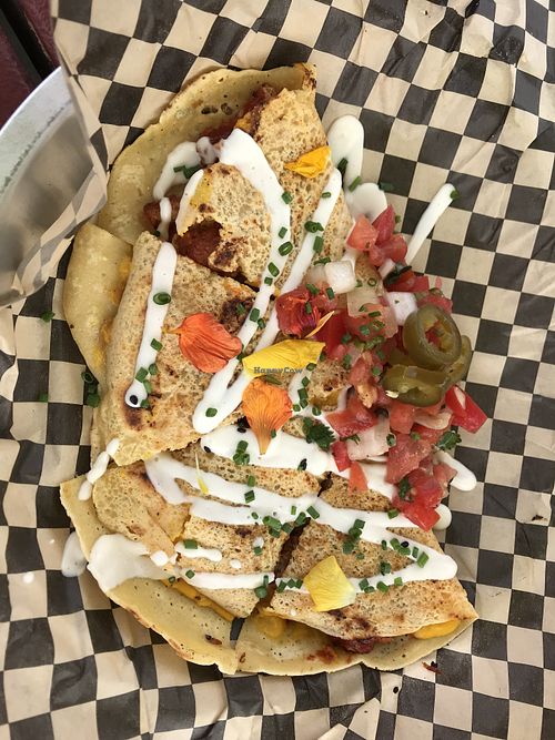 Quesadillas  at Flourish Plant-Based Kitchen - Food Truck in Portland
