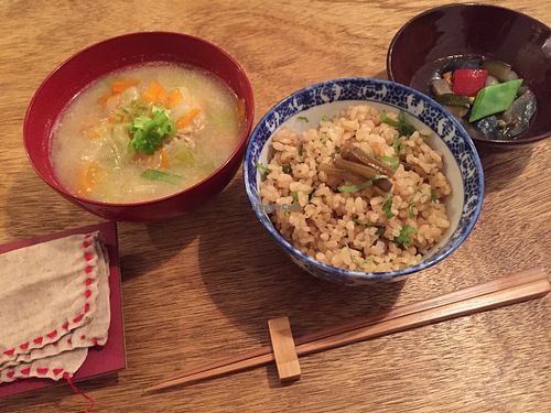 Other parts of the set at Hobodo Cafe in Kyoto