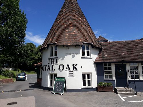 Outside at The Royal Oak in Orpington