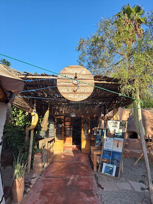 Entrance to store at Terre d'Eveil in Marrakech