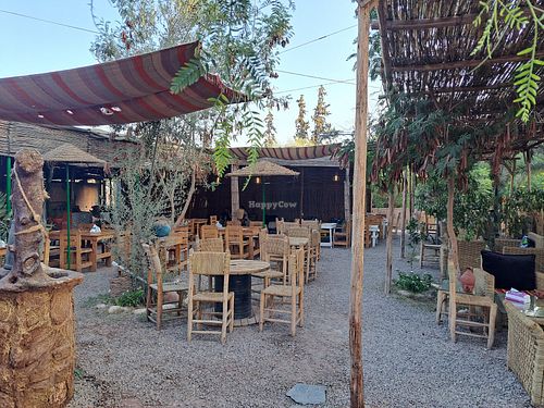 Dining area at Terre d'Eveil in Marrakech