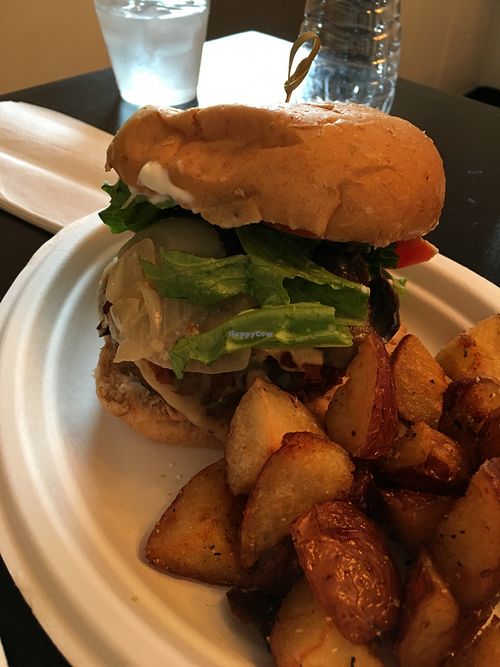 BBQ bacon “cheeseburger”  at Vegelicious in Nashville