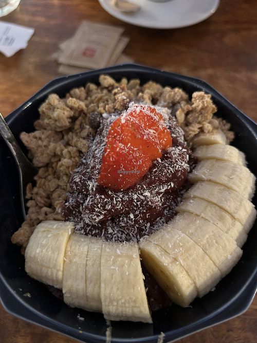 Açaí bowl  at Alabama Cafe in San Sebastian