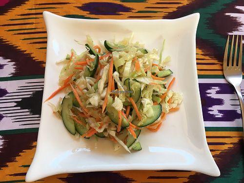 Salad  at Old Bukhara Restaurant in Bukhara