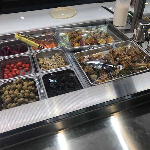 Sham at Juste Falafel in Montreal