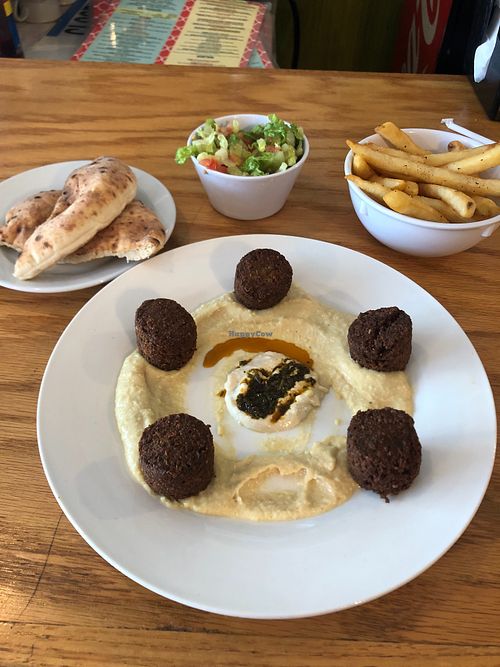Falafel at Scrambled Diner in Virginia Beach