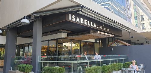 From the outside at Isabella Cafe & Bar in Parkville