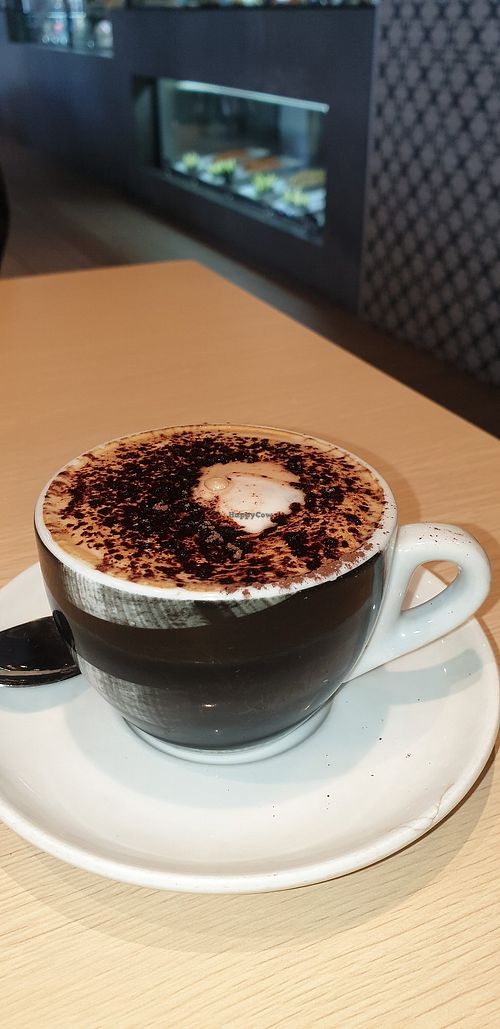 Soy cap at Isabella Cafe & Bar in Parkville