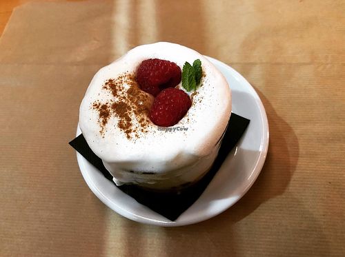 Lima cream  at Los Andenes Vegan in Madrid