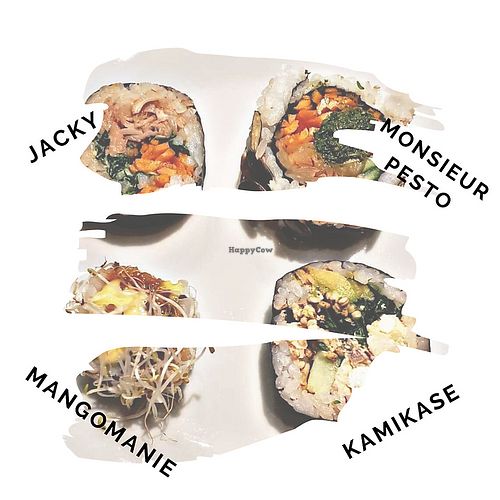 Sushis vegan at Vivaliment in Gatineau