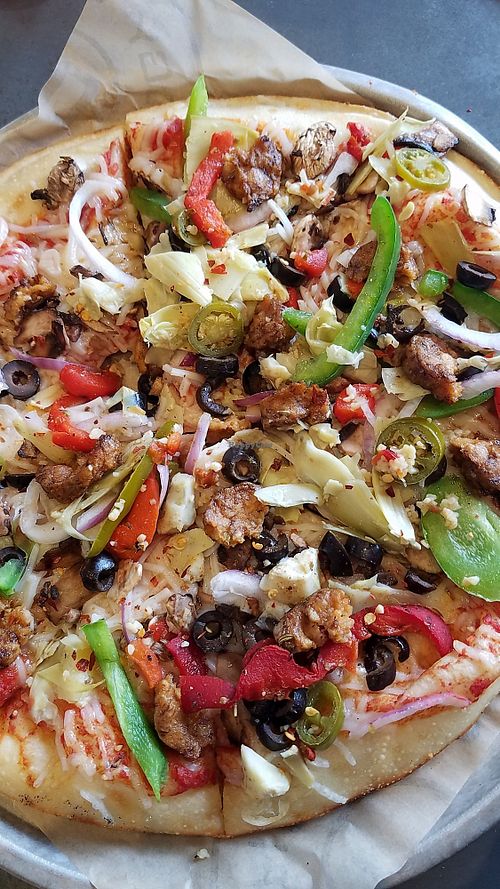 Pieology Visalia California Restaurant HappyCow