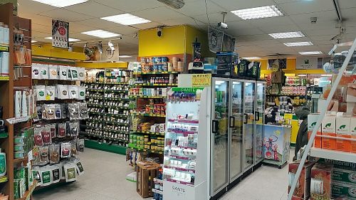 inside at Kinsarvik Naturkost in Bergen