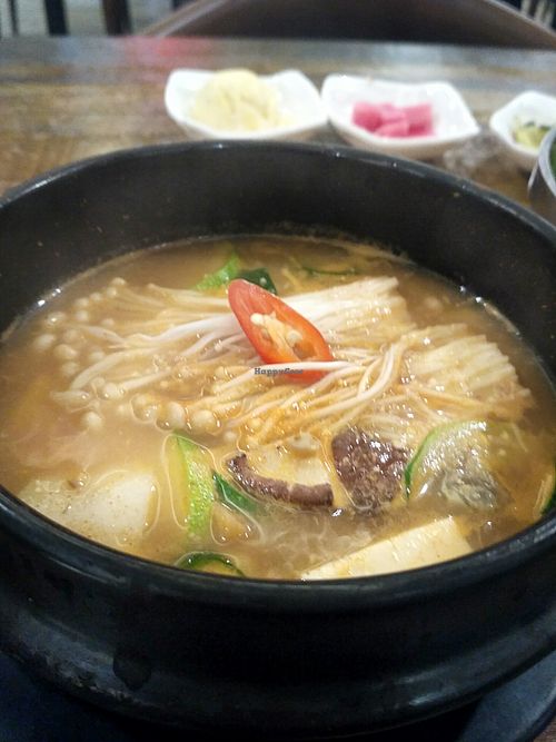 Spicy option  at Daehwa Vegetarian in Central Singapore