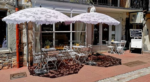 view from outside at Brumes in Annecy