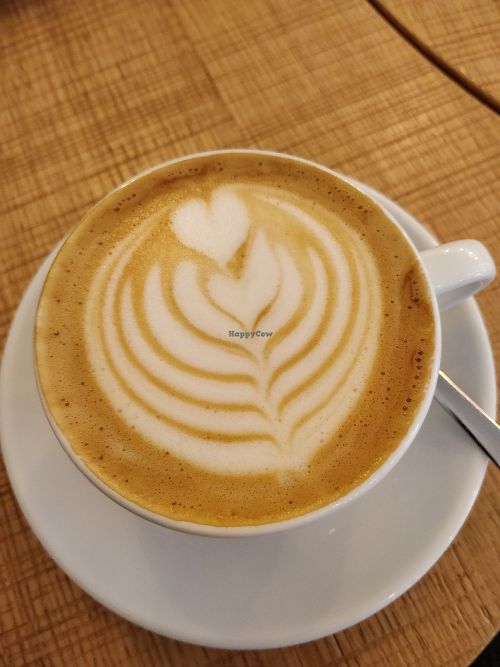 Fancy coffee at Brumes in Annecy