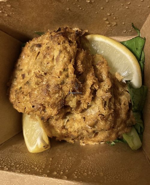 Crab cakes   at Beaut Burger in Tucson