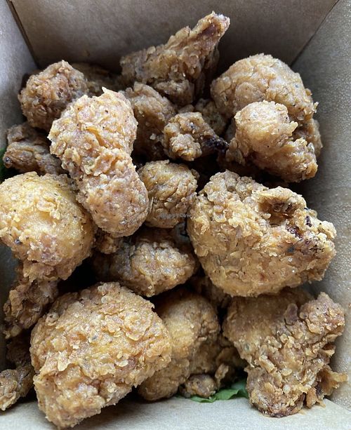 Beer battered cauli bites   at Beaut Burger in Tucson