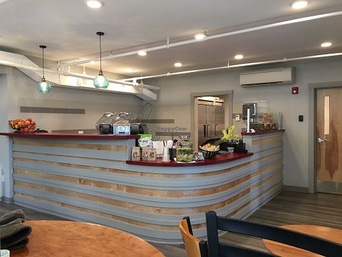 Interior, order counter and prep station at Earth Candy in Rockland