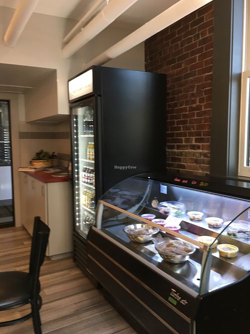 Take away/To go case at Earth Candy in Rockland