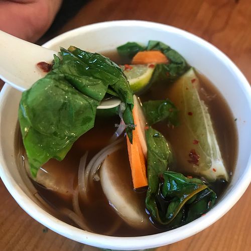 Pho soup  at Earth Candy in Rockland
