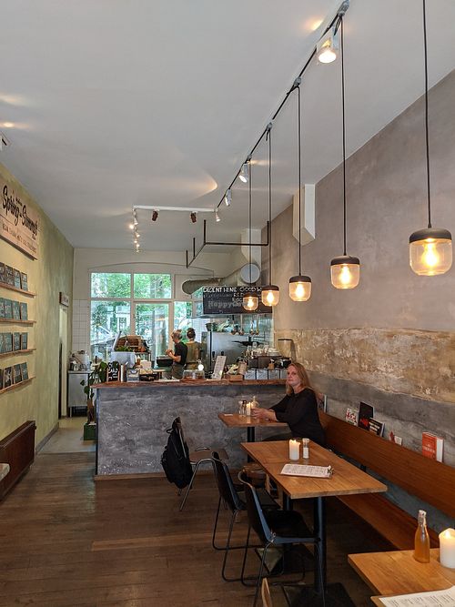 Interior at SOIL Vegan Cafe - West in Amsterdam