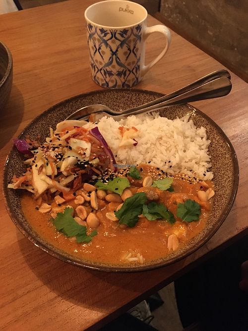 Peanut bowl  at SOIL Vegan Cafe - West in Amsterdam