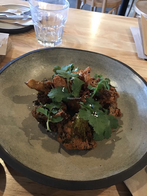 Deep fried cauliflower at Vondel in Devonport