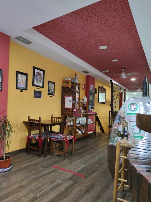 Lots of seating at El Piano in Granada