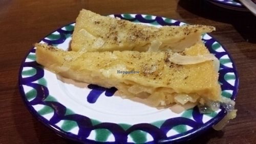 onions quiche tapa at El Piano in Granada