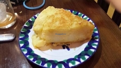 spanish omelet vegan ";tortilla de patatas";  at El Piano in Granada