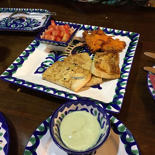 tofu steak at El Piano in Granada