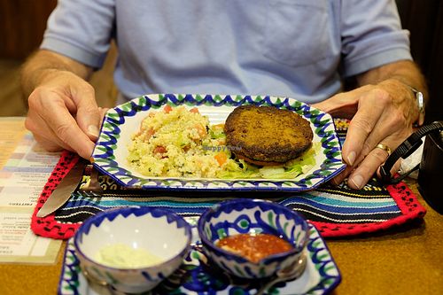 Burger at El Piano in Granada