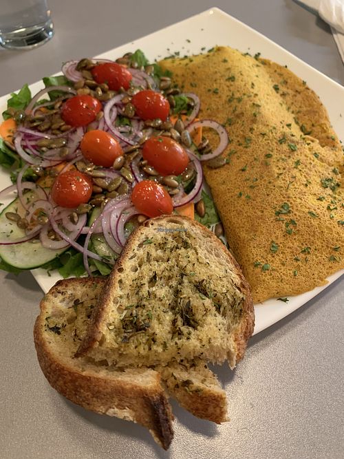 Omelette  at Gia Vegan Pastries in San Pedro