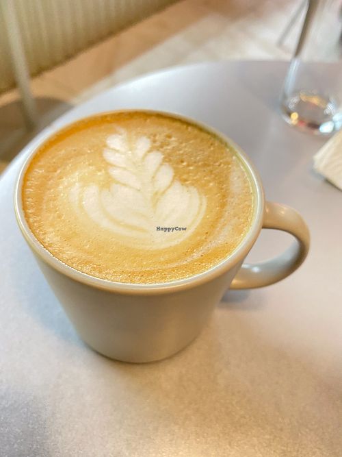 Coffee love! at Gia Vegan Pastries in San Pedro