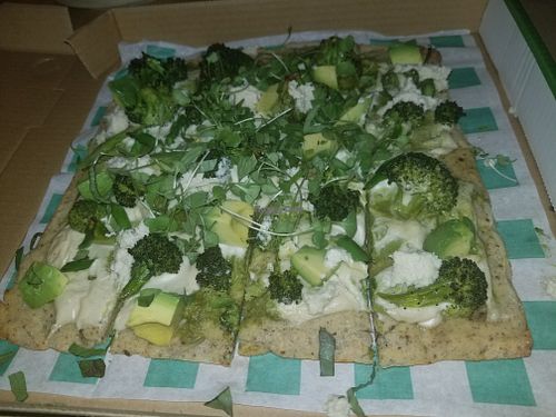 Green Goddess pizza at The Pizza Plant in Pasadena