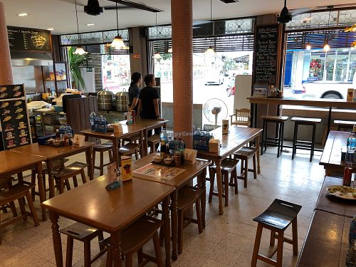 Seating area at Dara Kitchen in Koh Samui