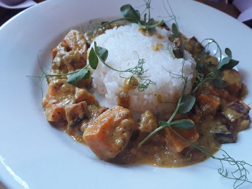 Coconut curry at The Harrow Inn in Warlingham