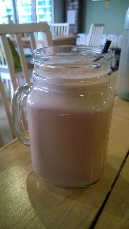 Chocolate protein shake at Little Green in Newcastle Upon Tyne