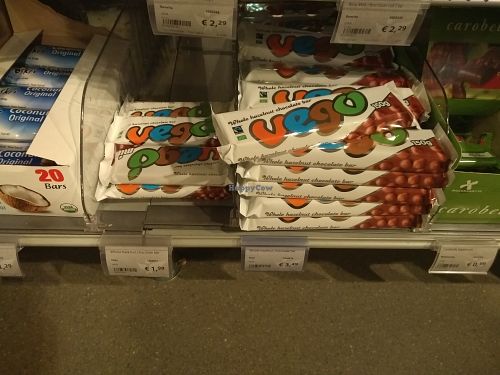 Vego bars at EkoPlaza - Stationsweg in The Hague