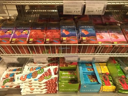 Vegan chocolates at EkoPlaza - Stationsweg in The Hague